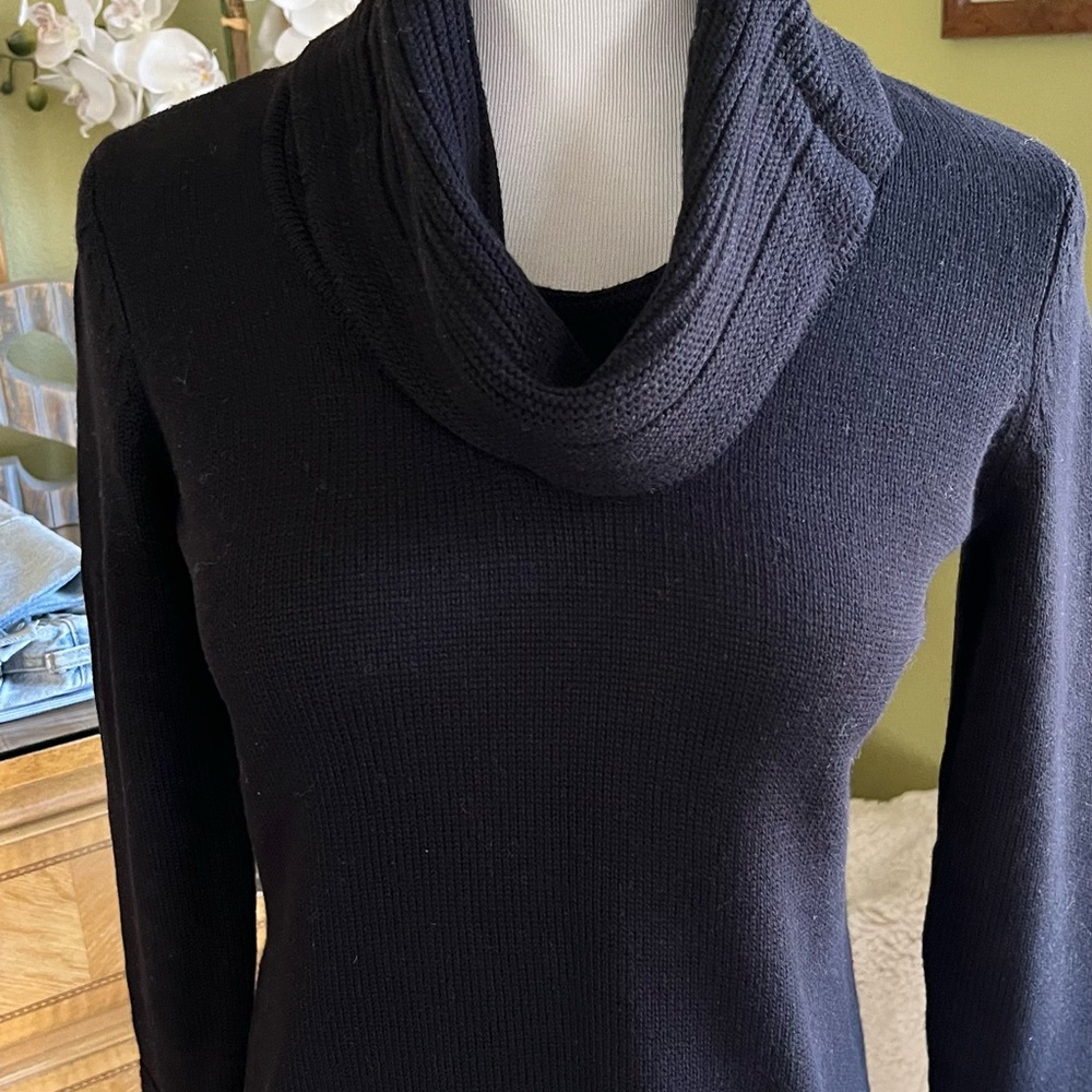 Calvin Klein Black Cowl Neck Sweater